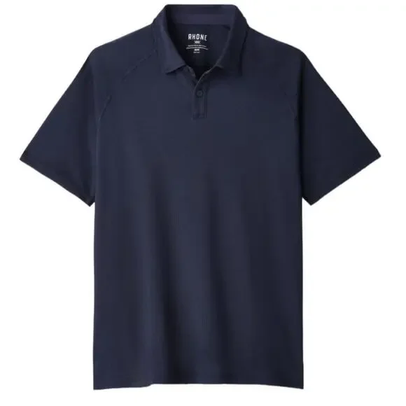 Rhone Delta Pique Polo Shirt Mens 2XL Performance Lightweight Golf Stretch - Picture 5 of 14